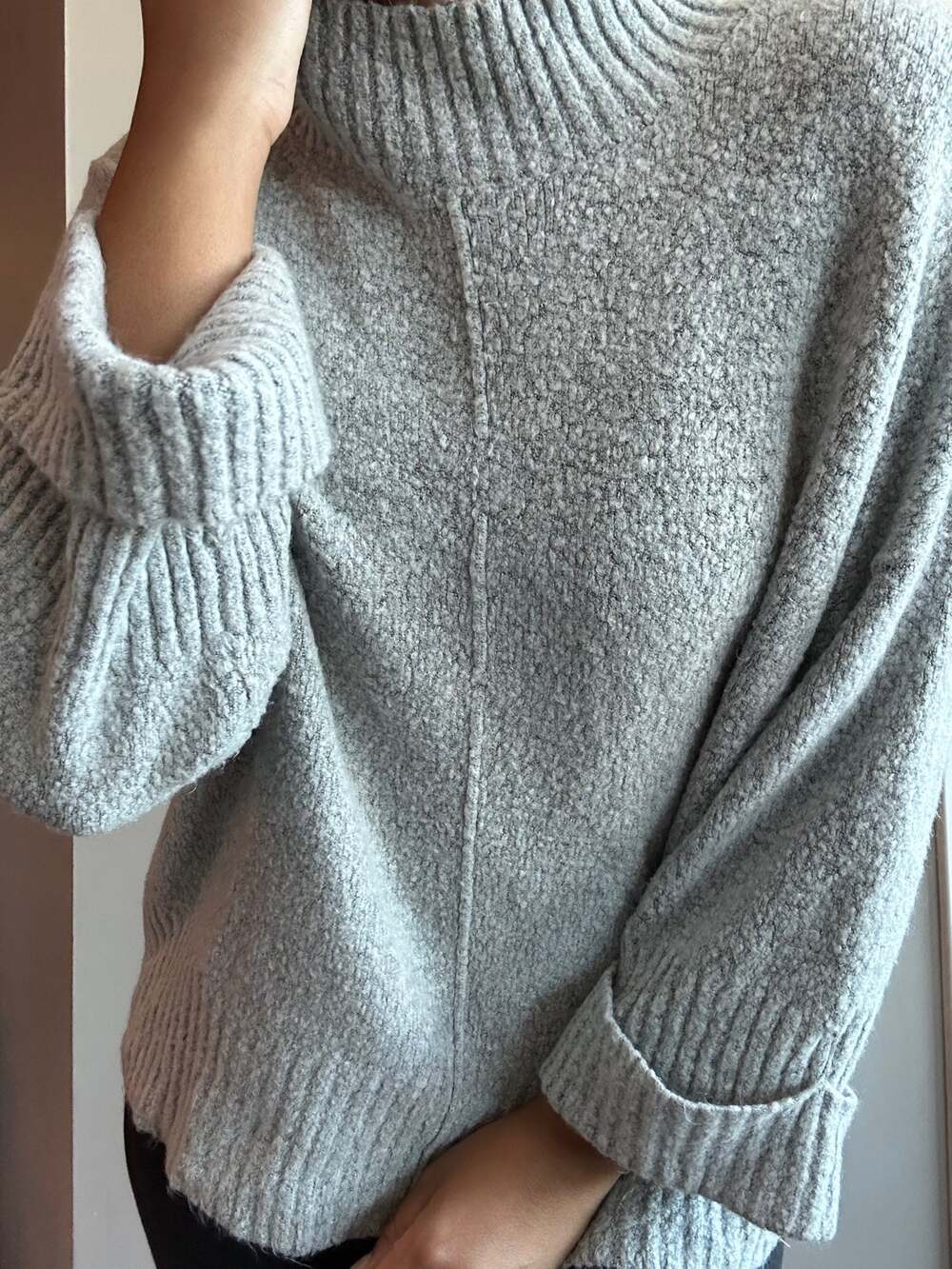 Falls Creek  Gray stretchy super comfortable sweater 2XL